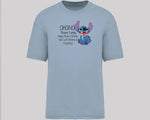 Stitch Oversized T-Shirt, Cute Disney Tee with 'Ohana Means Family' Quote, Oversized Fit for Women & Men, Cool Streetwear M8405