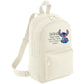 Stitch Bag, Cute Funny Quote Design Bagpack, Lilo & Stitch Lovers Gift For Kids & Teens, 600D Polyester Bag M8405