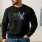Stitch Ohana Means Family Sweatshirt, Family Quote Pullover for Adults & Teens, Lilo & Stitch Lovers Gift M8405