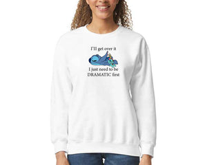 Stitch "I'll Get Over It" Sweatshirt, Lilo & Stitch Pullover for Adults & Teens, Cute Funny Stitch Lovers Jumper M8406