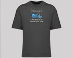 Stitch "I'll Get Over It" Funny Oversized T-Shirt Cute Lilo & Stitch Graphic Tee 100% Cotton for Men & Women Top M8406