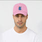 Stitch Crayons Heart Design Cap, Cute Stitch Colorful Printed Unisex Baseball Hat, 100% Cotton Twill Cartoon Lovers Hat M8407