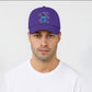 Stitch Crayons Heart Design Cap, Cute Stitch Colorful Printed Unisex Baseball Hat, 100% Cotton Twill Cartoon Lovers Hat M8407