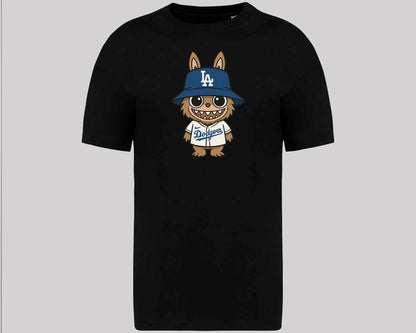 Labubu Oversized T-Shirt, Cute Anime Graphic Tee for Men & Women 100% Organic Cotton Streetwear Style M8408