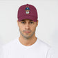 Labubu Cap, Cute Cartoon Character Baseball Hat for Men & Women, 5 Panel 100% Cotton Twill Cap M8408