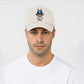Labubu Cap, Cute Cartoon Character Baseball Hat for Men & Women, 5 Panel 100% Cotton Twill Cap M8408