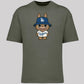 Labubu Oversized T-Shirt, Cute Anime Graphic Tee for Men & Women 100% Organic Cotton Streetwear Style M8408