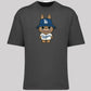 Labubu Oversized T-Shirt, Cute Anime Graphic Tee for Men & Women 100% Organic Cotton Streetwear Style M8408