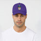 Labubu Cap, Cute Cartoon Character Baseball Hat for Men & Women, 5 Panel 100% Cotton Twill Cap M8408