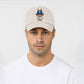 Labubu Cap, Cute Cartoon Character Baseball Hat for Men & Women, 5 Panel 100% Cotton Twill Cap M8408