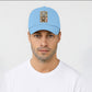 Labubu Original 5 Panel Cap, Trendy Streetwear Hat with Cartoon Design, Pre-Curved Peak Unisex Baseball Hat M8409