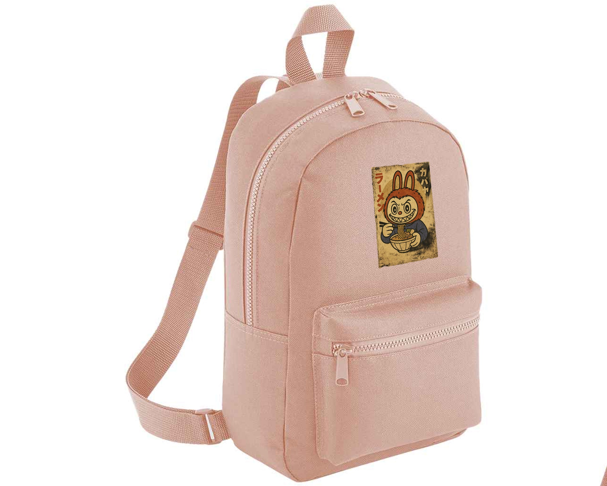 Labubu Bagbase Mini Bagpack, Kawaii Style Printed for School, Gifts Bag, Grab Handle Kids & Girls Bag M8410