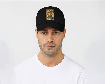 Labubu Baseball Cap, Cute & Cool Cartoon Men & Women Hat, Streetwear Lovers Gift Size Adjuster Hat M8410