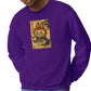 Unisex Labubu Sweatshirt – Soft Fleece Anime Hoodie, Oversized Cartoon Pullover, Pop Mart Streetwear Style M8410