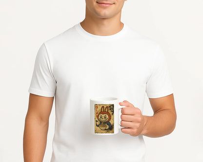 Labubu Designer Mug, Cute & Trendy Cartoon Collectible Drinkware for daily use M8410
