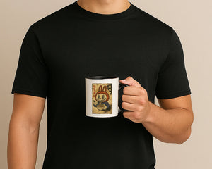 Labubu Designer Mug, Cute & Trendy Cartoon Collectible Drinkware for daily use M8410