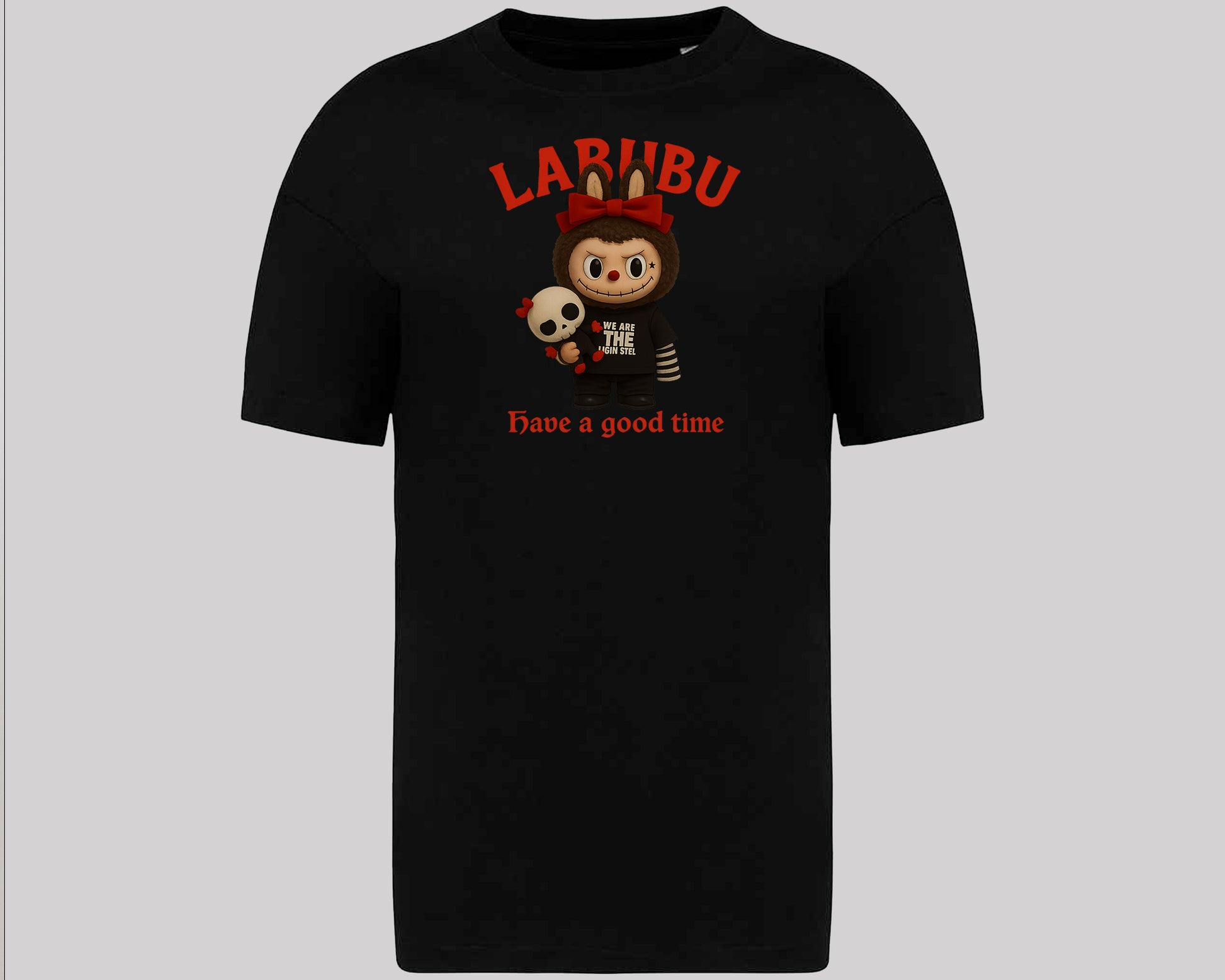 Labubu Native Spirit Oversized T-Shirt, Have A Good Time Tee for Streetwear Lovers, Oversized Fit Top M8411