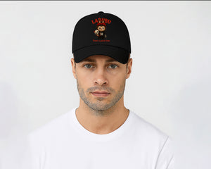 Labubu Have A Good Time Baseball Cap, Fun & Trendy Cartoon Hat, Adjustable Unisex 100% Cotton Twill Cap M8411