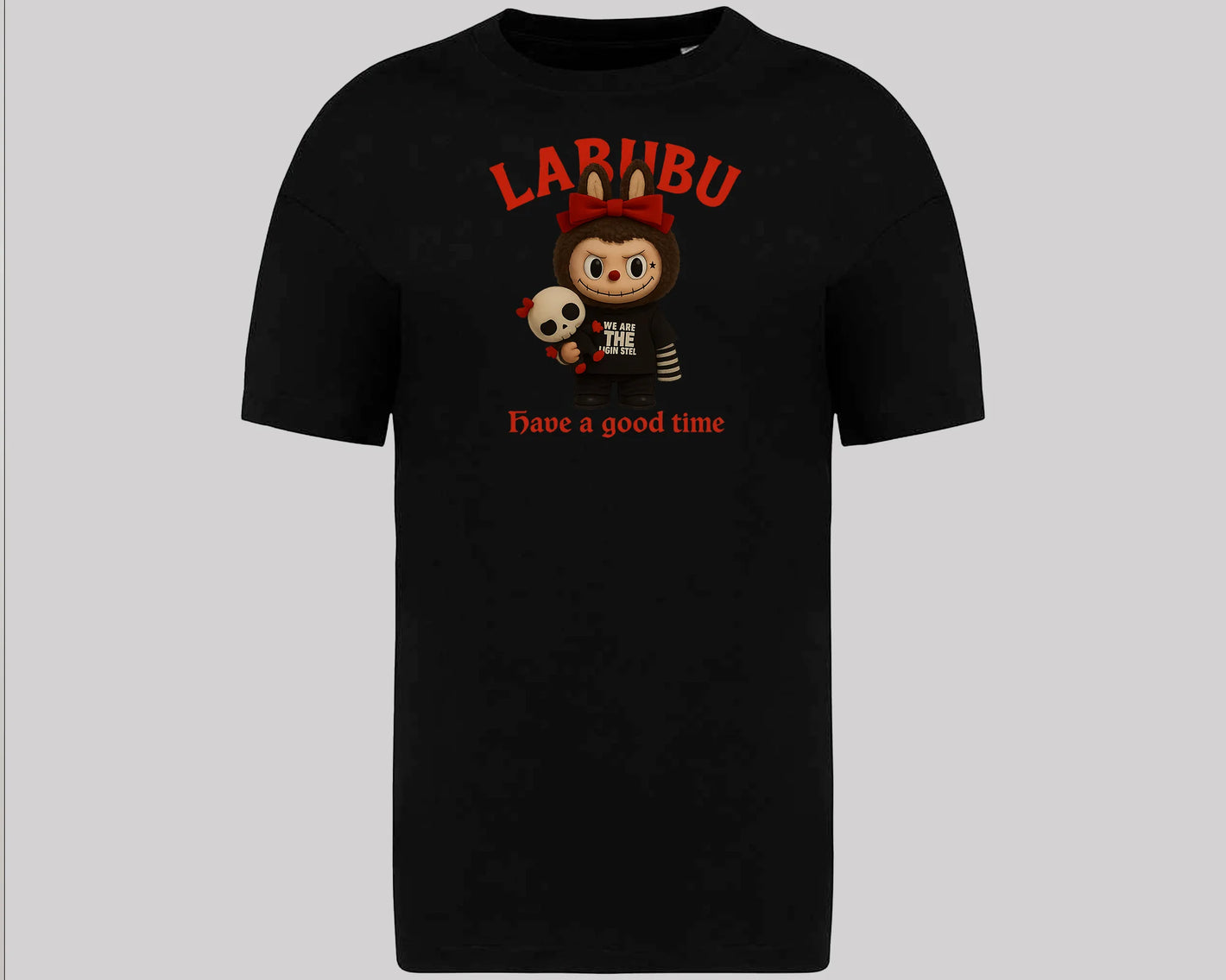Labubu Native Spirit Oversized T-Shirt, Have A Good Time Tee for Streetwear Lovers, Oversized Fit Top M8411