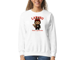 Labubu Have a Good Time Sweatshirt, Unisex Casual Hoodie, Cute Graphic Pullover for Anime Art Toy Fan M8411