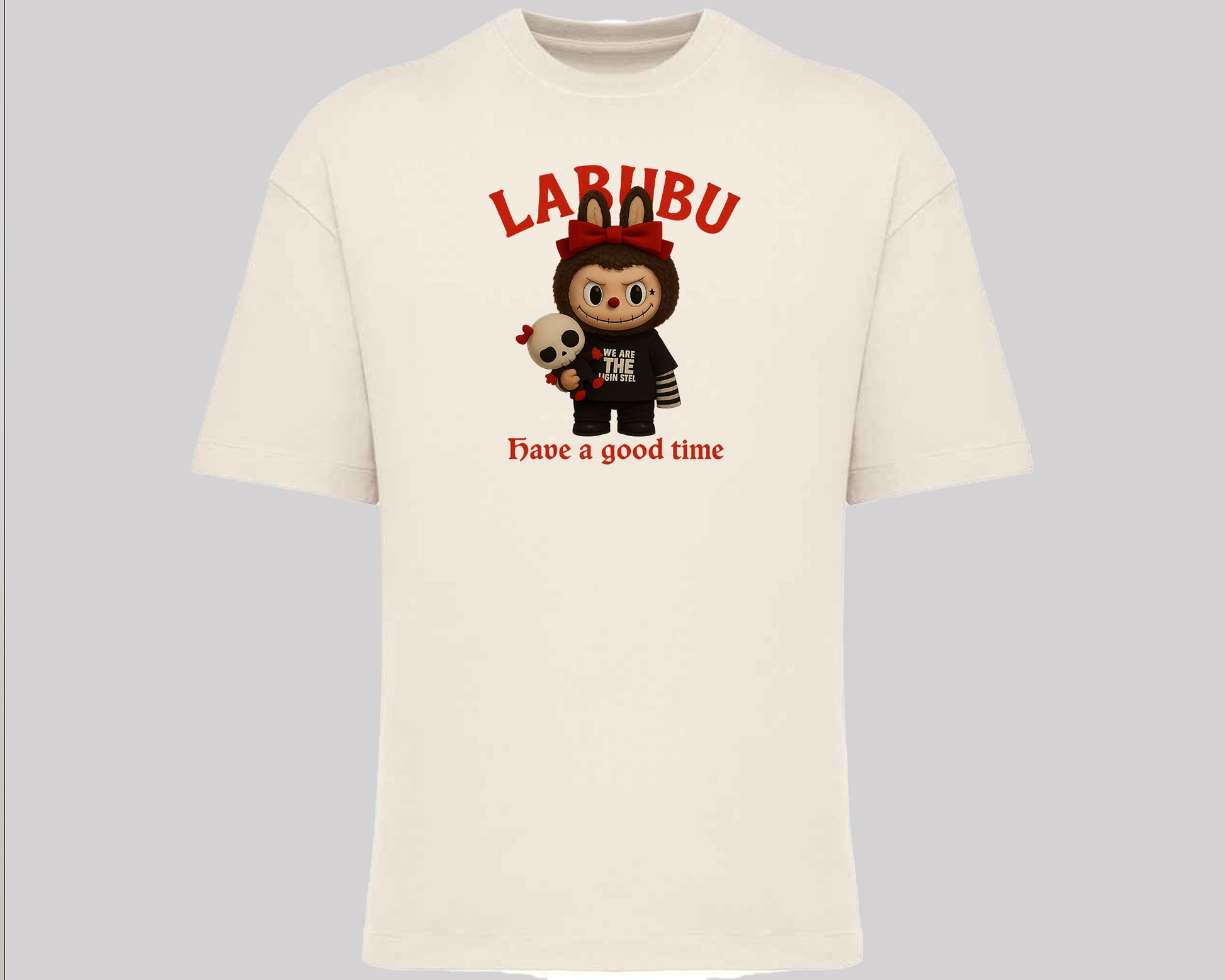 Labubu Native Spirit Oversized T-Shirt, Have A Good Time Tee for Streetwear Lovers, Oversized Fit Top M8411