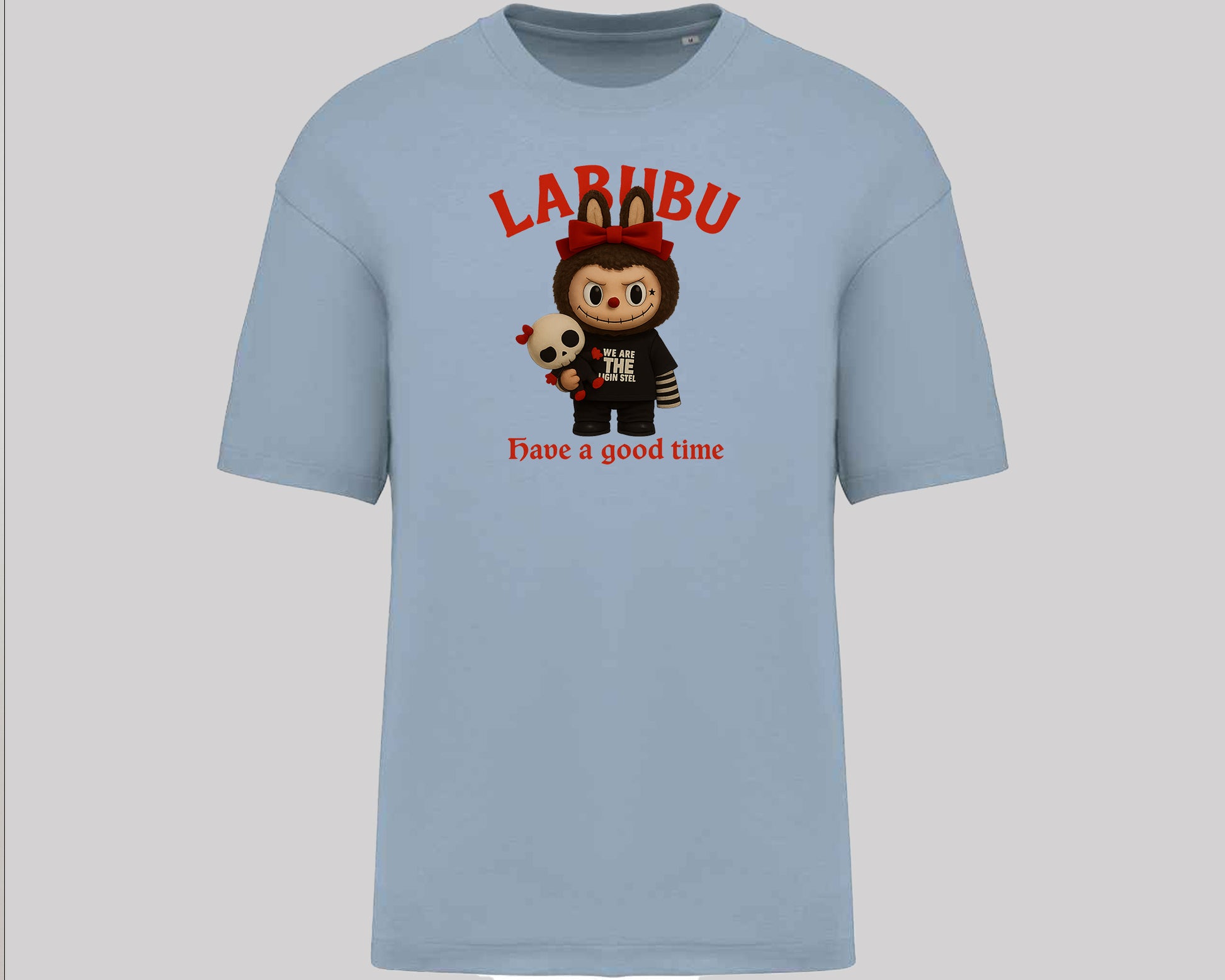 Labubu Native Spirit Oversized T-Shirt, Have A Good Time Tee for Streetwear Lovers, Oversized Fit Top M8411