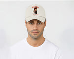 Labubu Have A Good Time Baseball Cap, Fun & Trendy Cartoon Hat, Adjustable Unisex 100% Cotton Twill Cap M8411