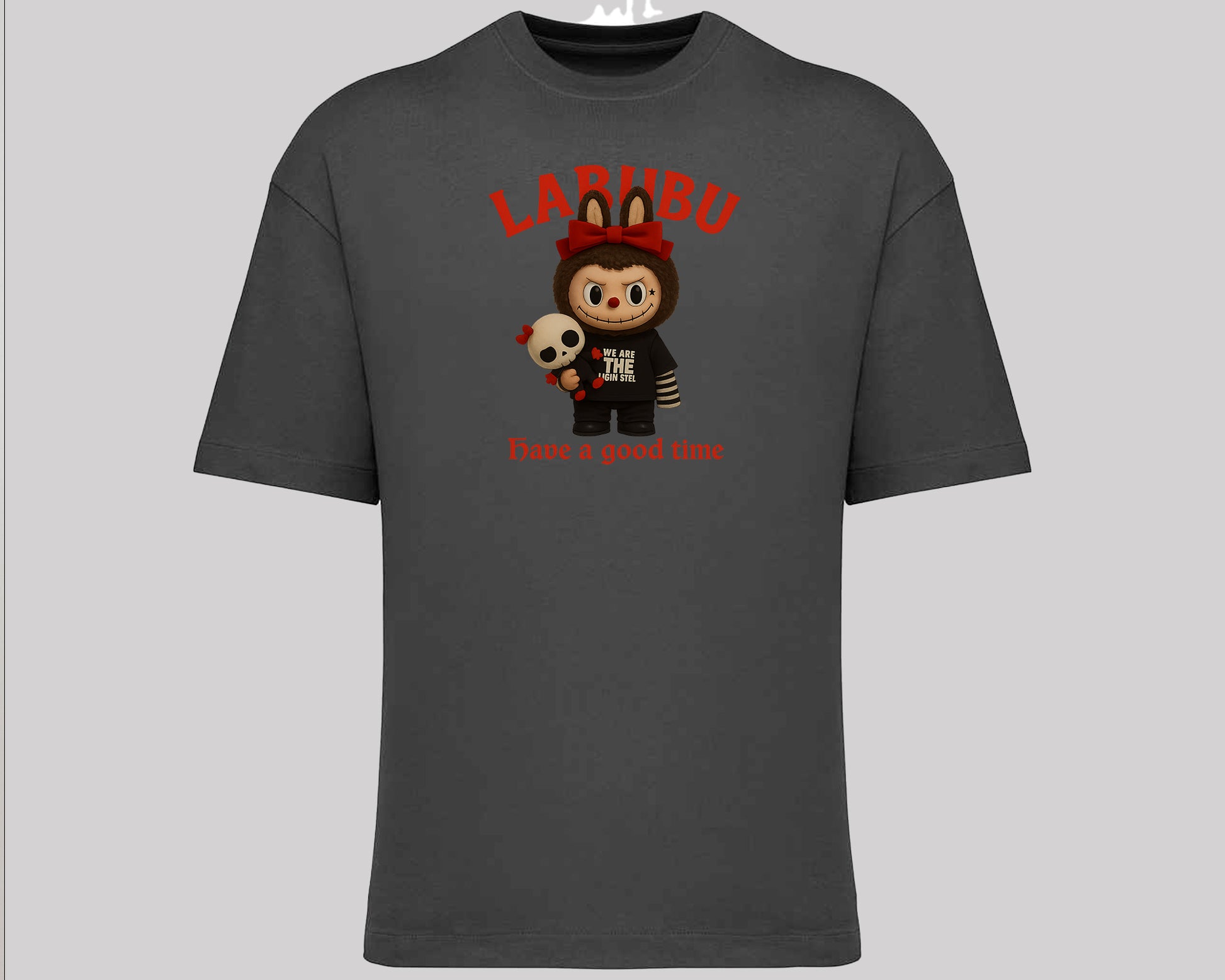 Labubu Native Spirit Oversized T-Shirt, Have A Good Time Tee for Streetwear Lovers, Oversized Fit Top M8411