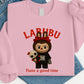 Labubu Have a Good Time Sweatshirt, Unisex Casual Hoodie, Cute Graphic Pullover for Anime Art Toy Fan M8411