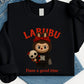 Labubu Have a Good Time Sweatshirt, Unisex Casual Hoodie, Cute Graphic Pullover for Anime Art Toy Fan M8411