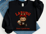 Labubu Have a Good Time Sweatshirt, Unisex Casual Hoodie, Cute Graphic Pullover for Anime Art Toy Fan M8411