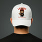 Labubu Have A Good Time Baseball Cap, Fun & Trendy Cartoon Hat, Adjustable Unisex 100% Cotton Twill Cap M8411