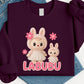 Labubu Sweatshirt, Cute Cartoon Sweatshirt for Men & Women, Kawaii Streetwear Pullover, Oversized & Cozy for Fall/Winter M8412