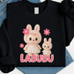 Labubu Sweatshirt, Cute Cartoon Sweatshirt for Men & Women, Kawaii Streetwear Pullover, Oversized & Cozy for Fall/Winter M8412