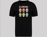 Labubu Native Spirit Graphic T-Shirt, Oversized Urban Streetwear Tee, 100% Organic Cotton, Unisex Cartoon Design Top M8413