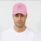 Labubu 5 Original Panel Cap, Cool Cartoon Design for Men & Women, Printed Pre-Curved Peak Baseball Hat M8413