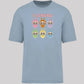 Labubu Native Spirit Graphic T-Shirt, Oversized Urban Streetwear Tee, 100% Organic Cotton, Unisex Cartoon Design Top M8413