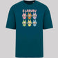 Labubu Native Spirit Graphic T-Shirt, Oversized Urban Streetwear Tee, 100% Organic Cotton, Unisex Cartoon Design Top M8413