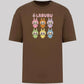Labubu Native Spirit Graphic T-Shirt, Oversized Urban Streetwear Tee, 100% Organic Cotton, Unisex Cartoon Design Top M8413