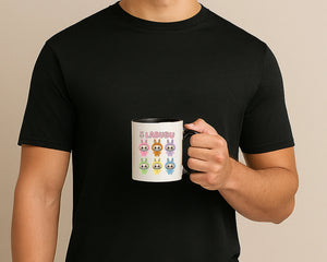 Labubu Coffee Mug, Durable Cute Ceramic Cartoon Cup for Home & Office Daily Use M8413
