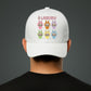 Labubu 5 Original Panel Cap, Cool Cartoon Design for Men & Women, Printed Pre-Curved Peak Baseball Hat M8413