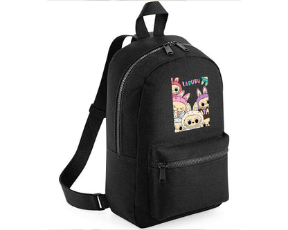 Labubu Backpack, Cute cartoon printed Fashion Mini Backpack, Lightweight & Durable Bag M8423