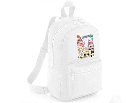Labubu Backpack, Cute cartoon printed Fashion Mini Backpack, Lightweight & Durable Bag M8423