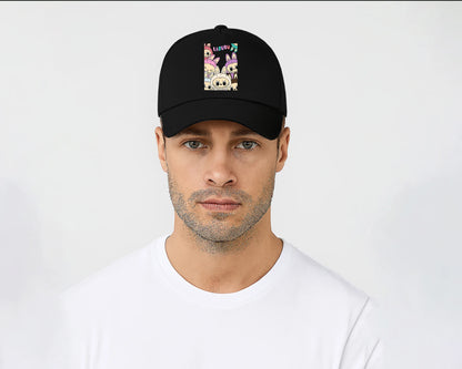 Labubu Characters Cap, Fun Cartoon Hat for Boys & Girls, Fashionable Adjustable Snapback Hat M8423