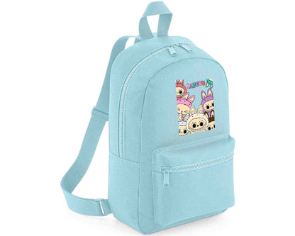 Labubu Backpack, Cute cartoon printed Fashion Mini Backpack, Lightweight & Durable Bag M8423