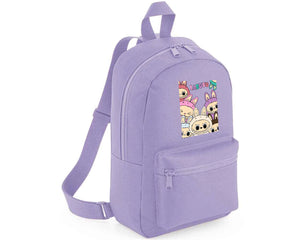 Labubu Backpack, Cute cartoon printed Fashion Mini Backpack, Lightweight & Durable Bag M8423
