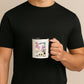Labubu Ceramic Mug, Fun & Durable Cartoon Character Cup with Comfortable Handle M8423