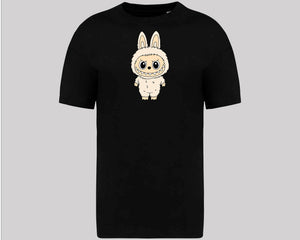 Labubu Oversized T-Shirt, Cute Streetwear Tee for Men & Women, 100% Organic Cotton Labubu Graphic Tee M8424