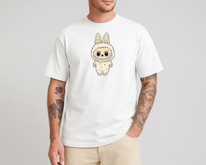 Labubu Oversized T-Shirt, Cute Streetwear Tee for Men & Women, 100% Organic Cotton Labubu Graphic Tee M8424