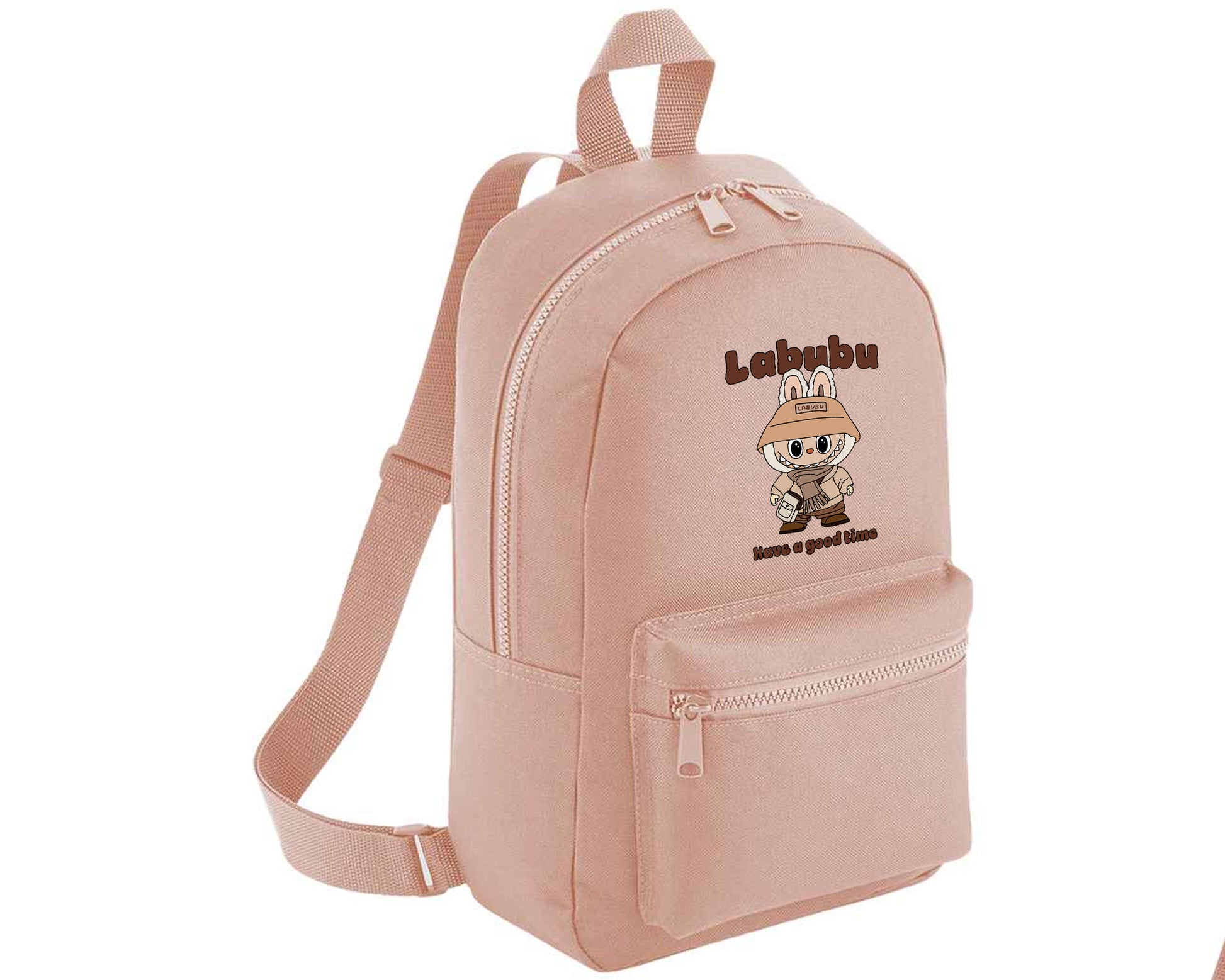 Labubu Backpack, Have A Good Time Cartoon Design, Unisex Travel, School & Everyday Kawaii Fashion Lovers Bag M8425